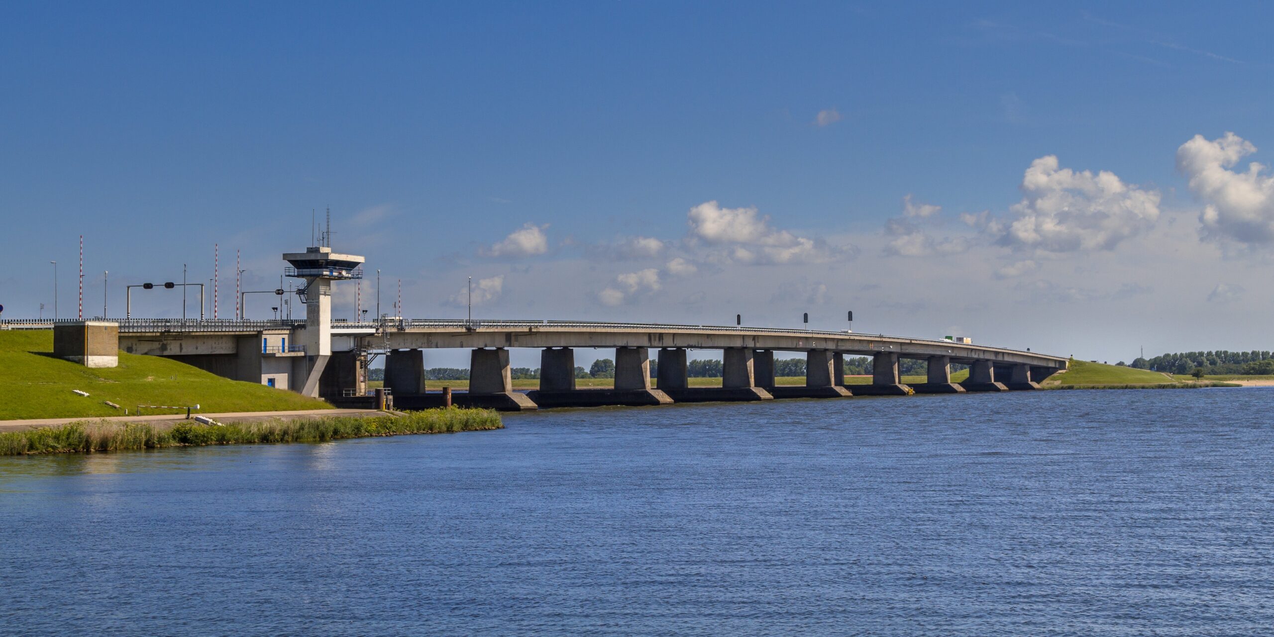 Big concrete bridge